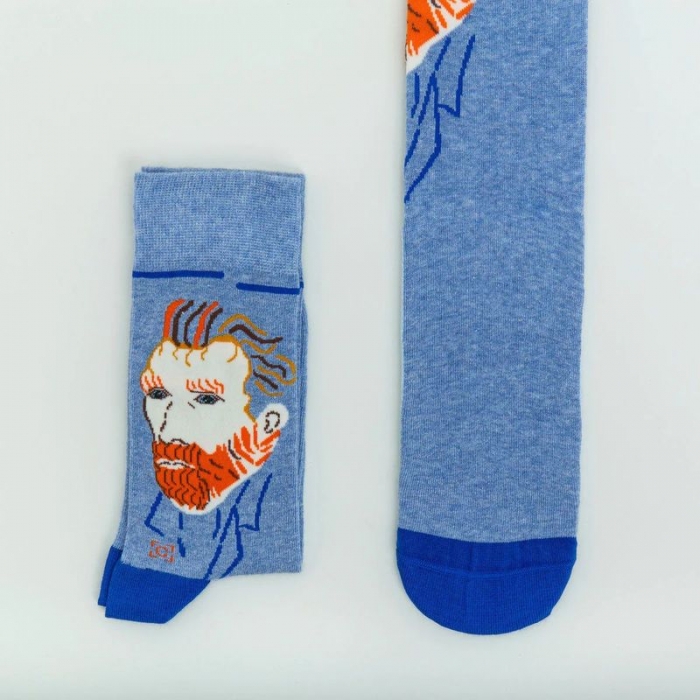 Socken Kunstwerke - van Gogh "Selbstporträt"